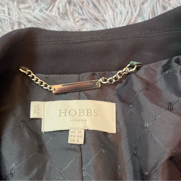 Hobbs London Jacket Blazer Two Button Work Career Size 8 - Picture 2 of 5